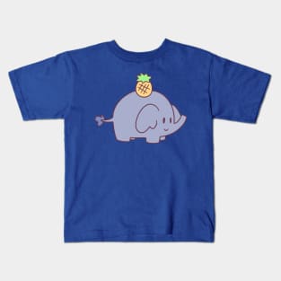 Pineapple Elephant Kids T-Shirt